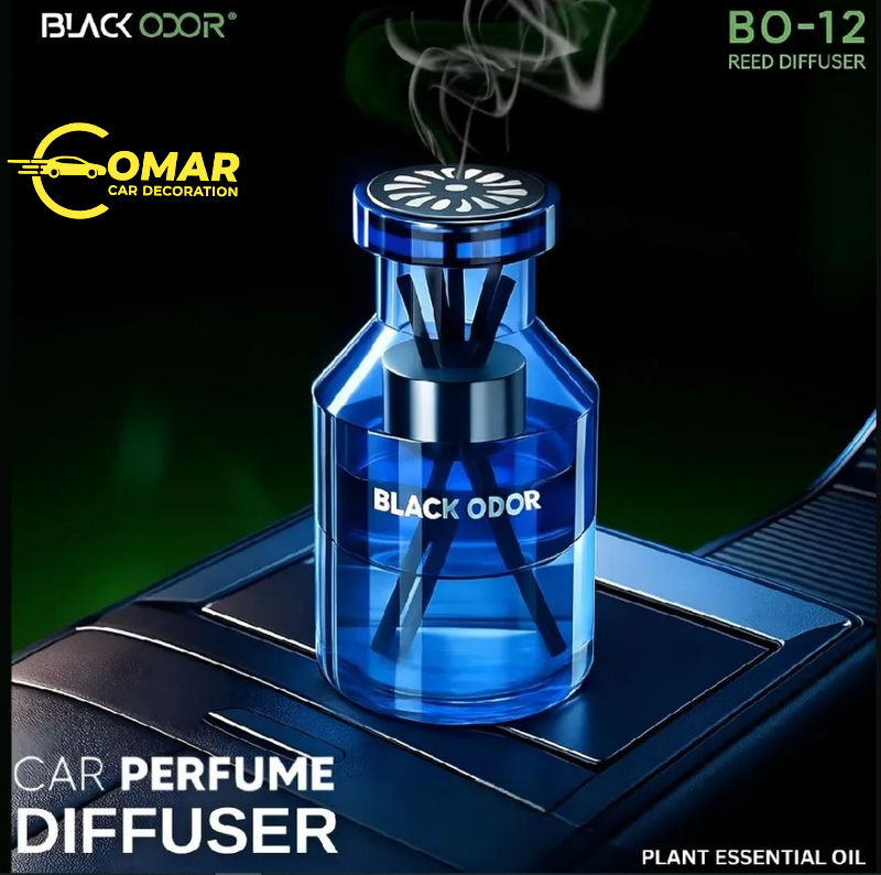 Black Odor Essential Oil Fragrance | Long-Lasting Car Reed Diffuser – 5-Star Hotel Style Ambience
