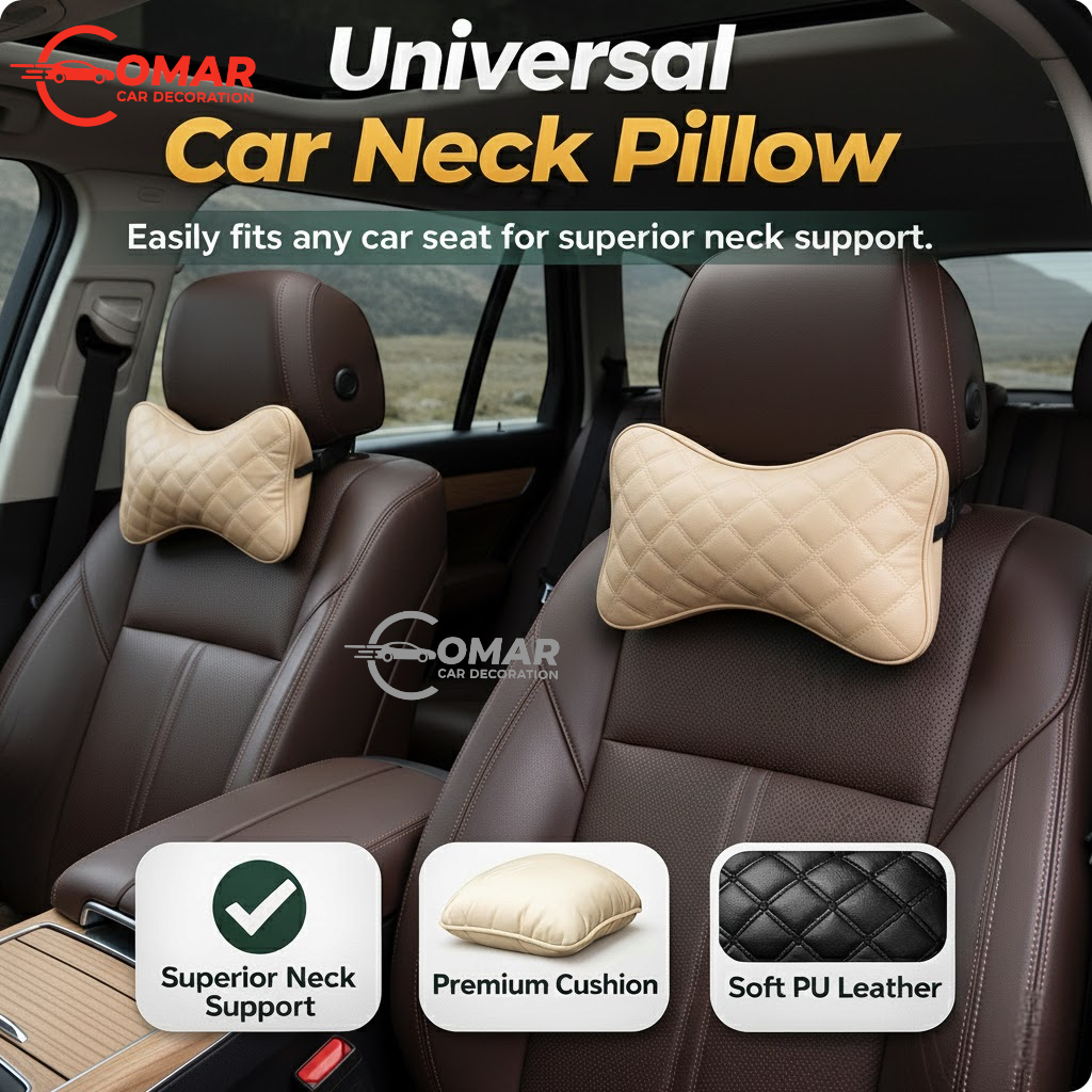 LuxComfort Universal Car Neck Support Pillow