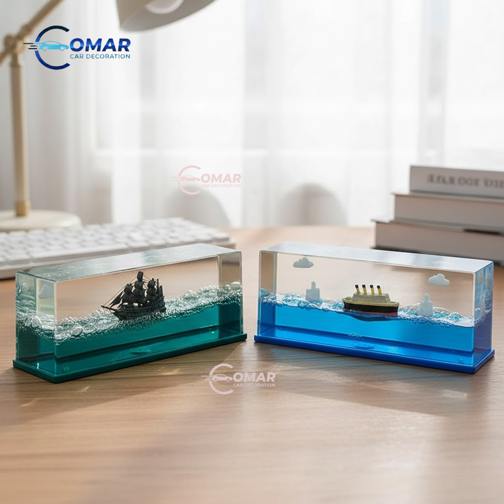 Unsinkable Ship Fluid Drift Decor (Exclusive Colors)