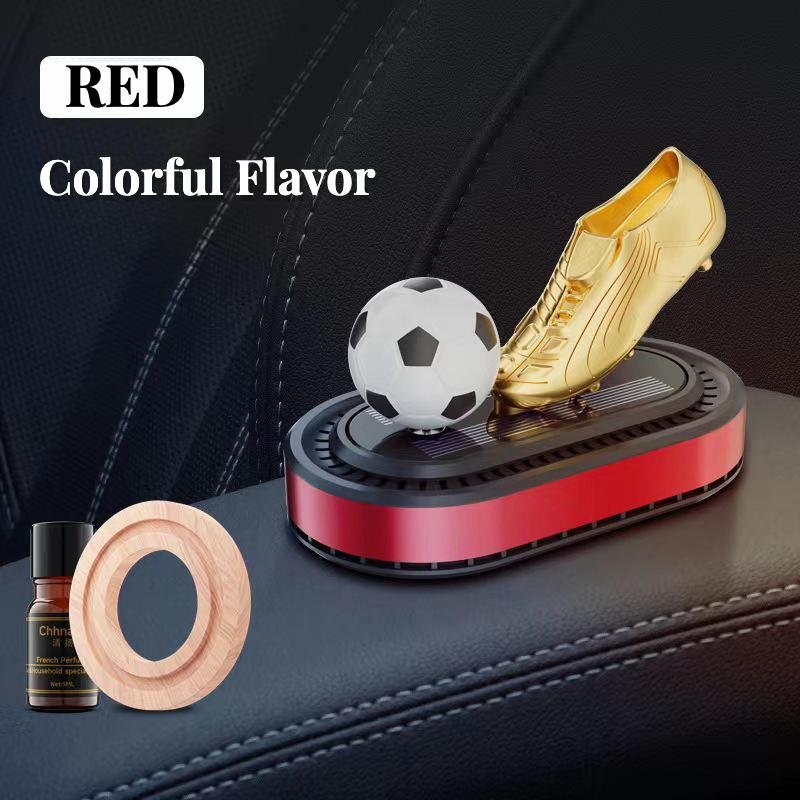 Golden Boot Shaped Solar Powered Car Aromatherapy